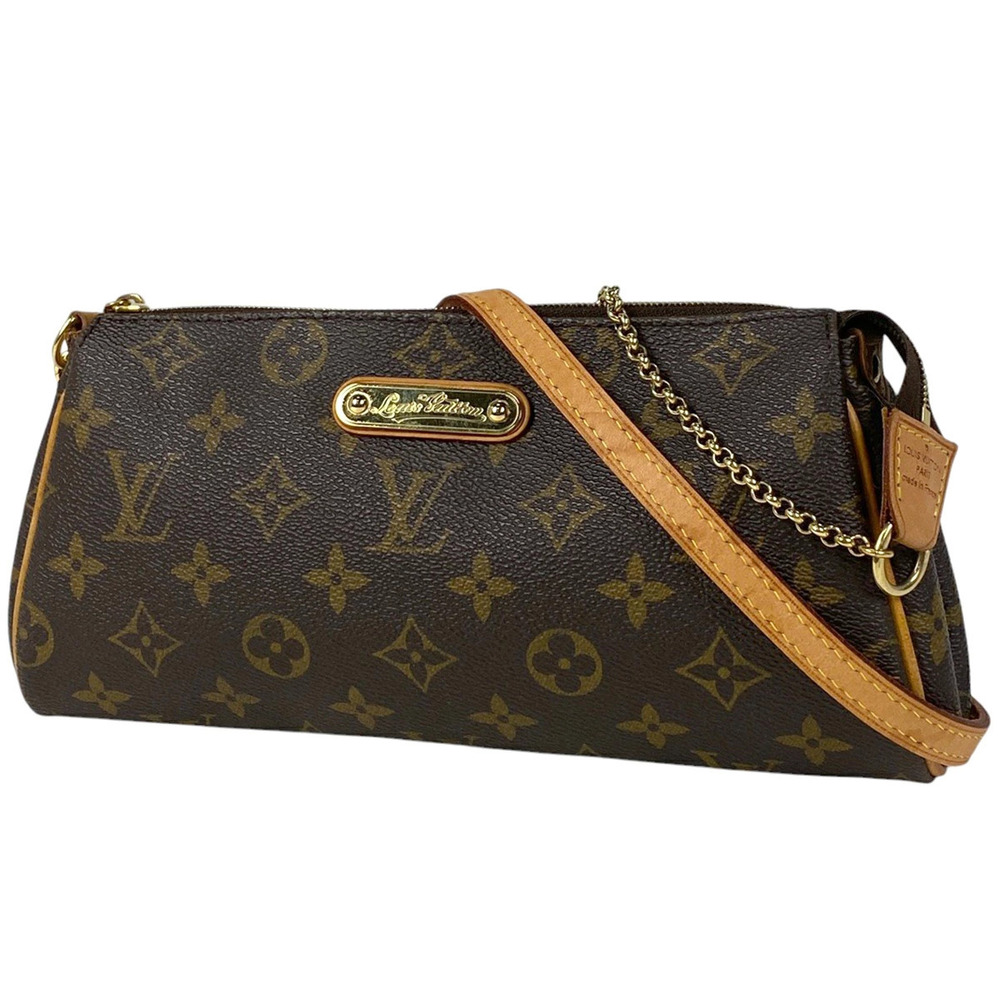 Louis Vuitton Eva Shoulder Bag Handbag Monogram Brown